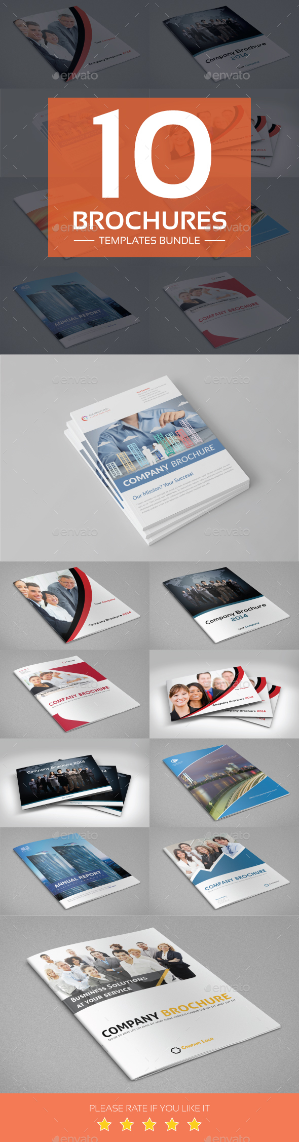 Brochures Templates Bundle - Corporate Brochures