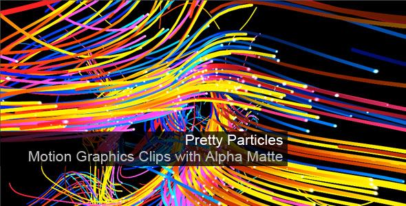 Pretty Particles VJ Clips