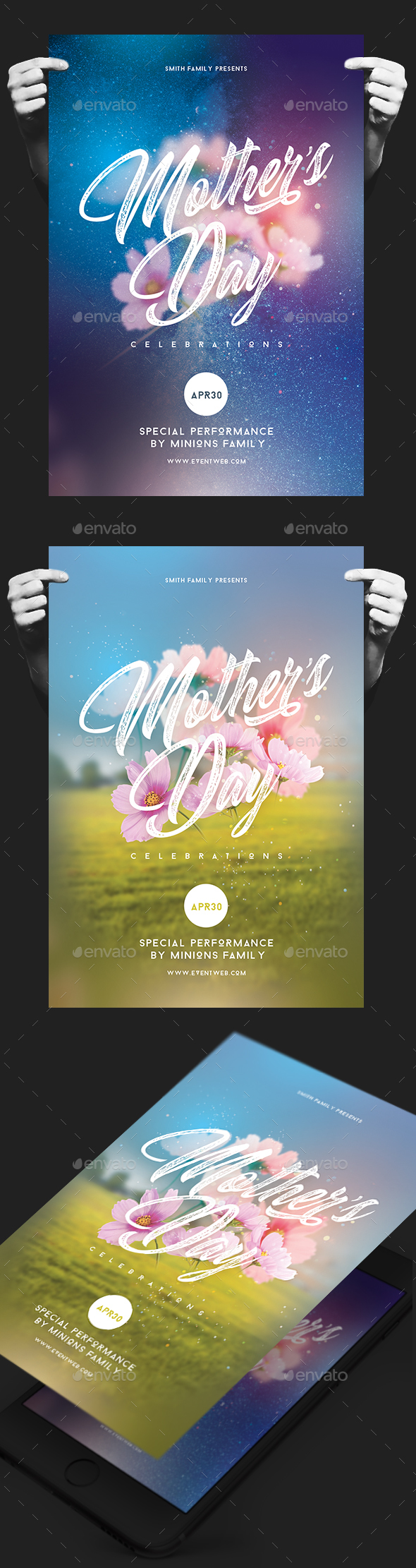 Happy Mother's Day Flyer - Clubs & Parties Events