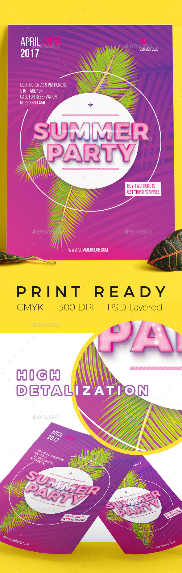 Summer Party Flyer - Events Flyers