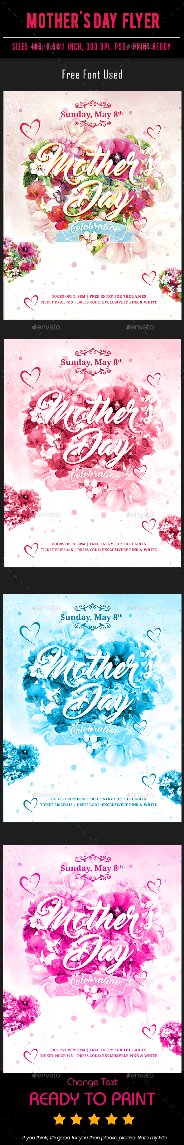 Mother's Day Flyer - Events Flyers