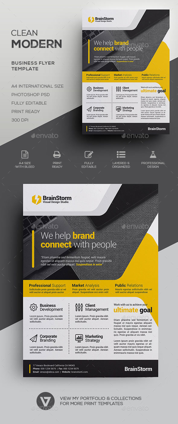 Corporate Business Flyer Template - Corporate Flyers