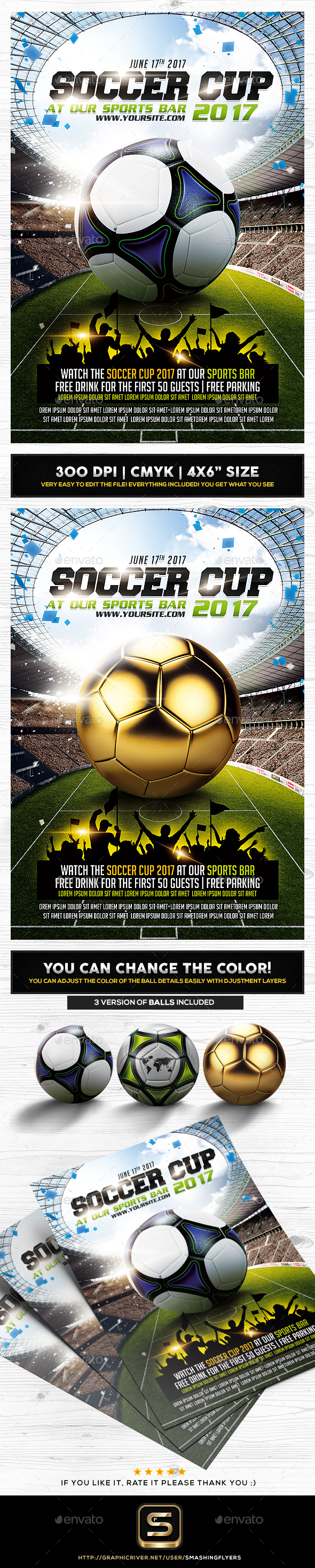 Soccer Cup Flyer - Sports Events