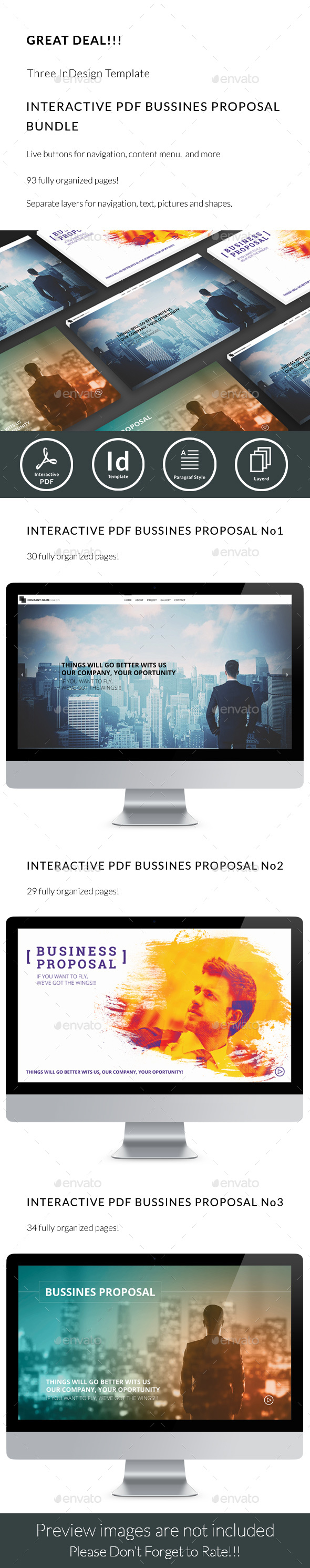 Interactive PDF Business Proposal Bundle - ePublishing