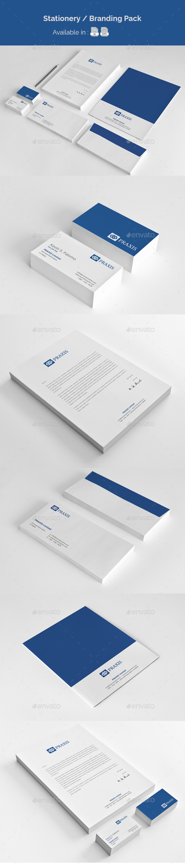 Stationery Branding Pack - Stationery Print Templates