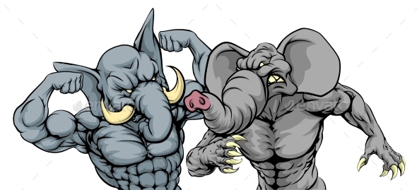 Republican Candidates Concept - Animals Characters