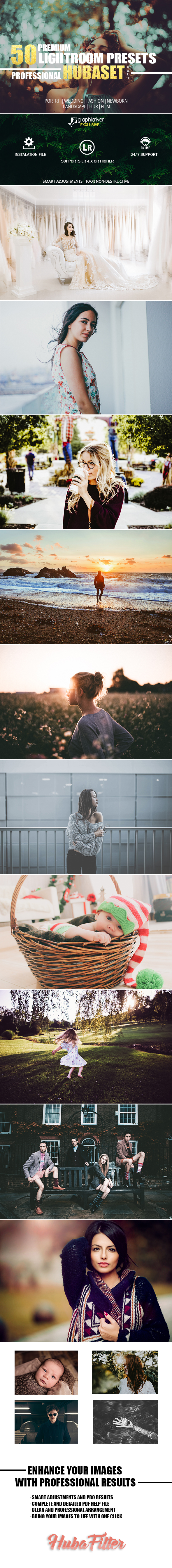 50 Premium Hubaset Lightroom Presets Vol.4 - Lightroom Presets Add-ons