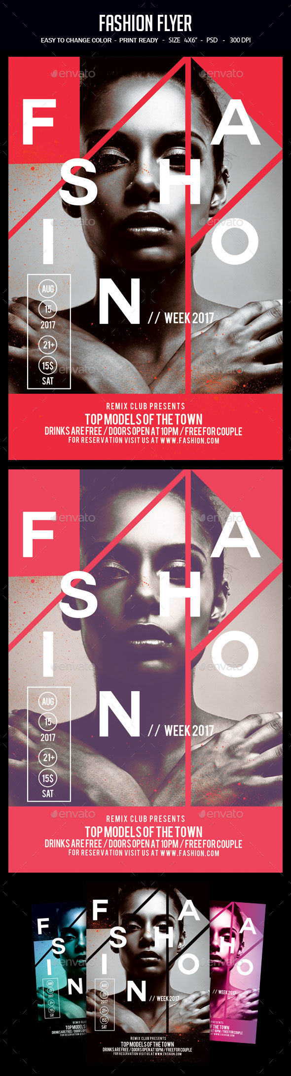 Fashion Party Flyer - Clubs & Parties Events