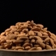 Almond Rotates on a Black Background - VideoHive Item for Sale