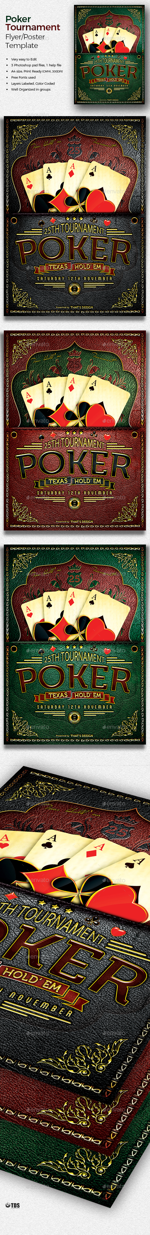 Poker Tournament Flyer Template - Events Flyers