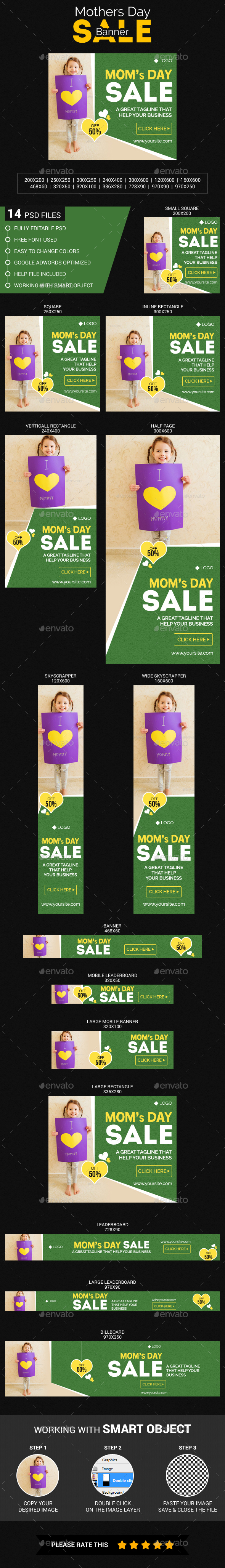 Moms Day Sale - Banners & Ads Web Elements