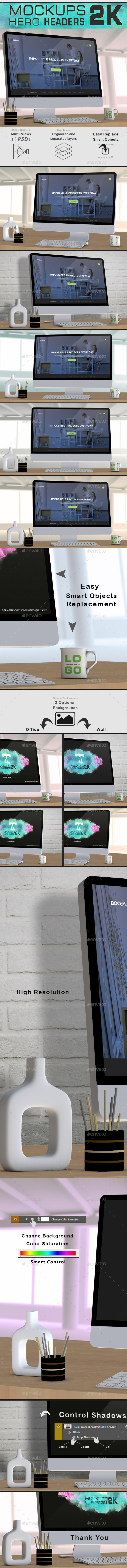 Imac Mockups Hero Headers 2k - Monitors Displays