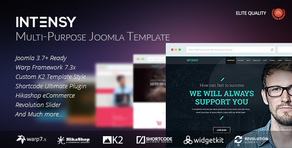 Intensy Multipurpose Joomla Template Intensy Multipurpose Joomla Template