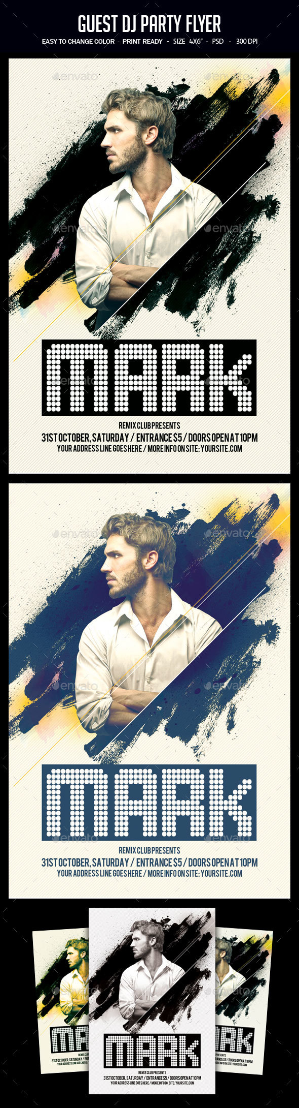 Guest Dj Party Flyer - Clubs & Parties Events