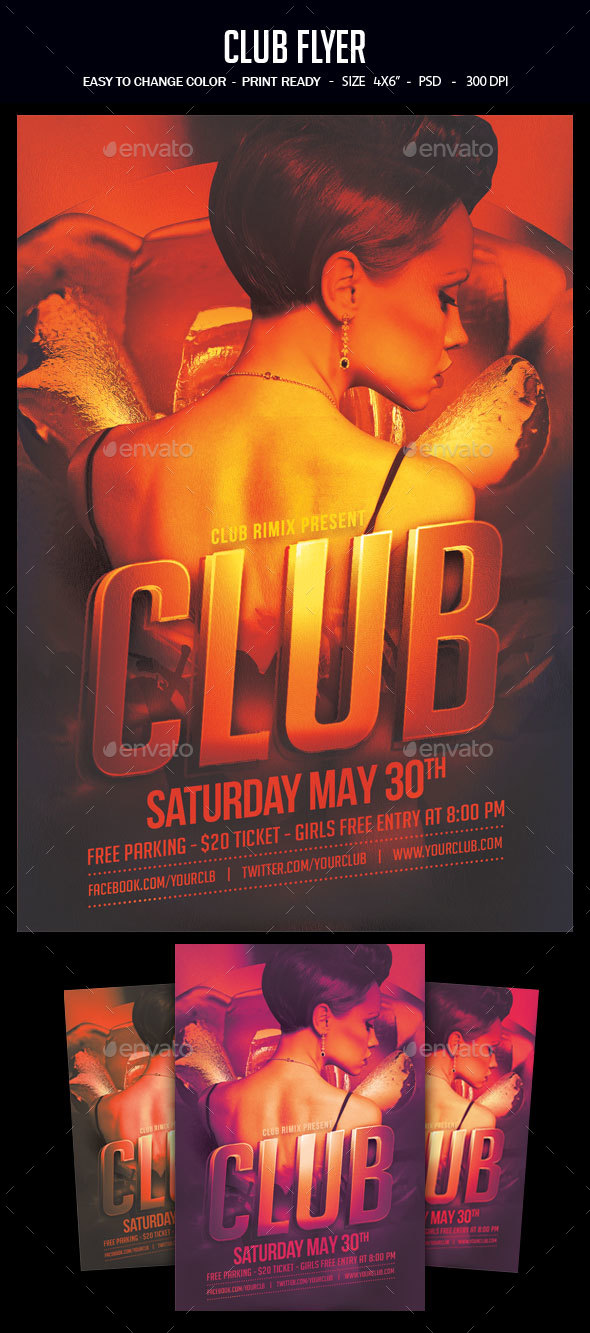 Club Flyer - Clubs & Parties Events