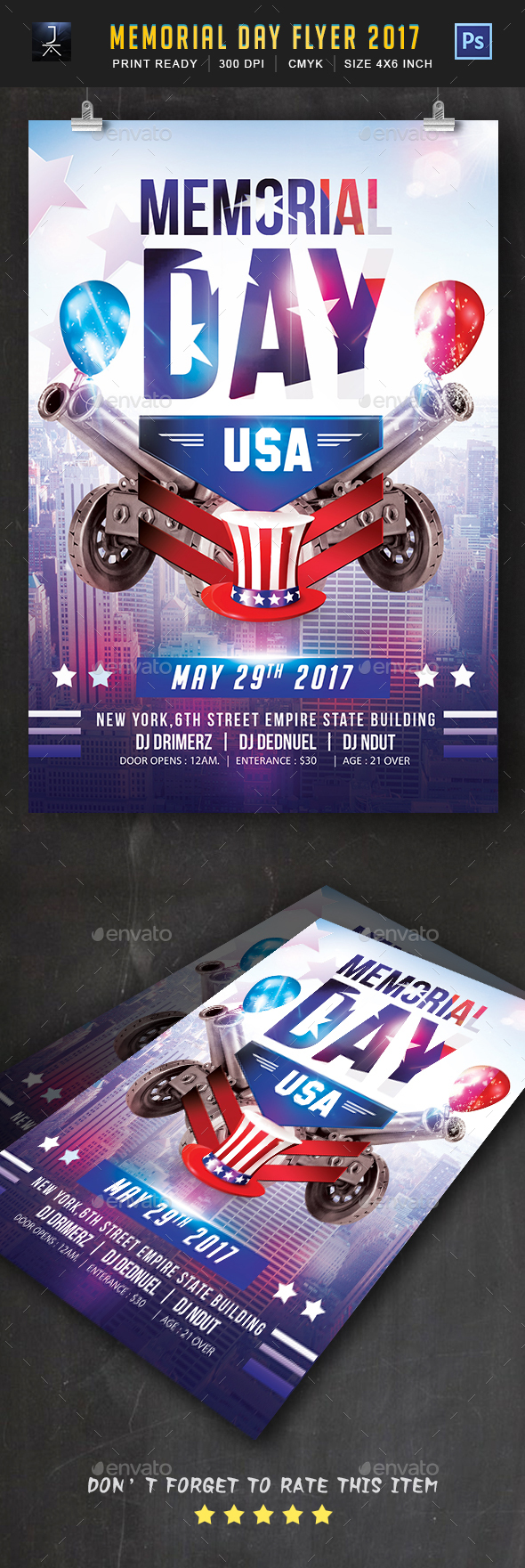 Memorial Day Flyer - Events Flyers