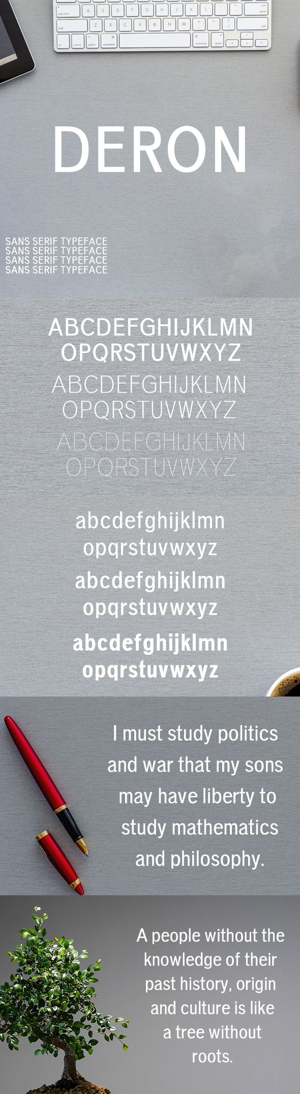 Deron Sans Serif Typeface - Sans-Serif Fonts