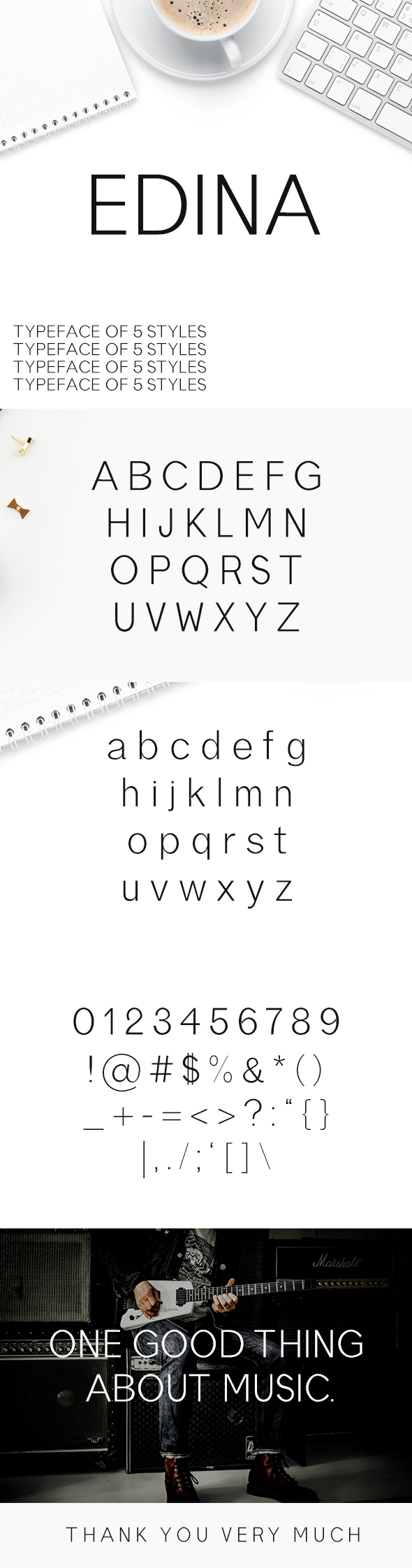 Edina Sans Serif Minimal Typeface - Sans-Serif Fonts