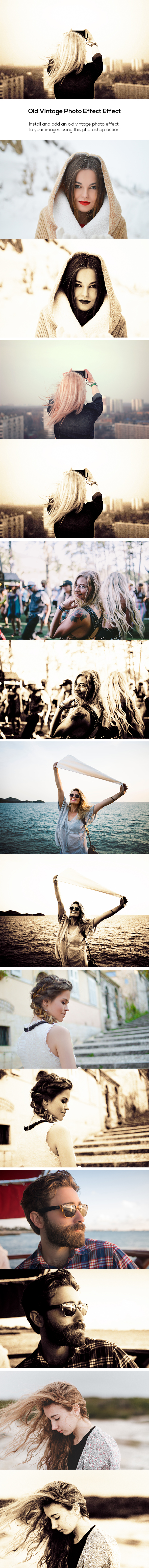 Old Vintage Photo Effect - Photo Effects Actions