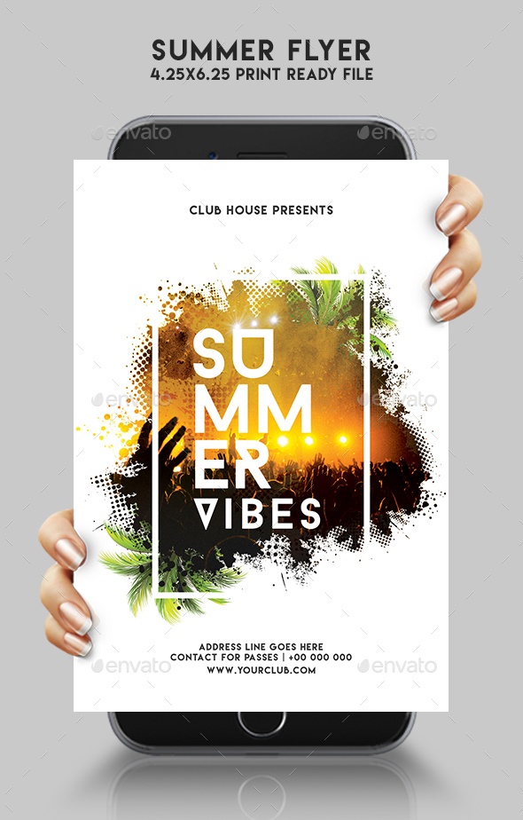 Summer Party Flyer - Clubs & Parties Events