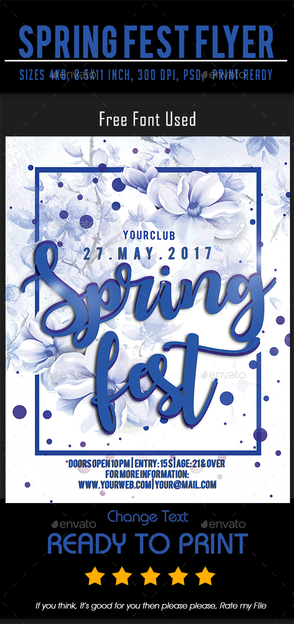 Spring Fest Flyer