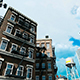 Urban Crossroads And Old Houses - VideoHive Item for Sale