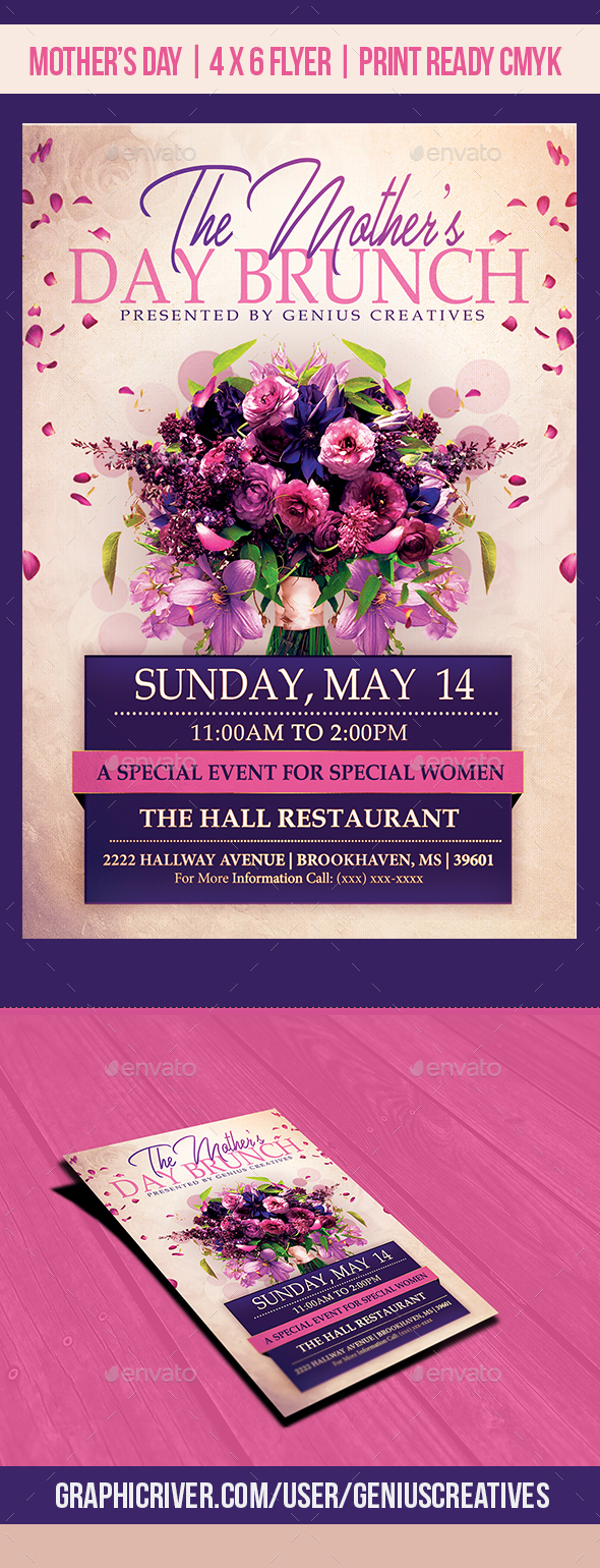 Mother's Day Brunch Event Template - Holidays Events