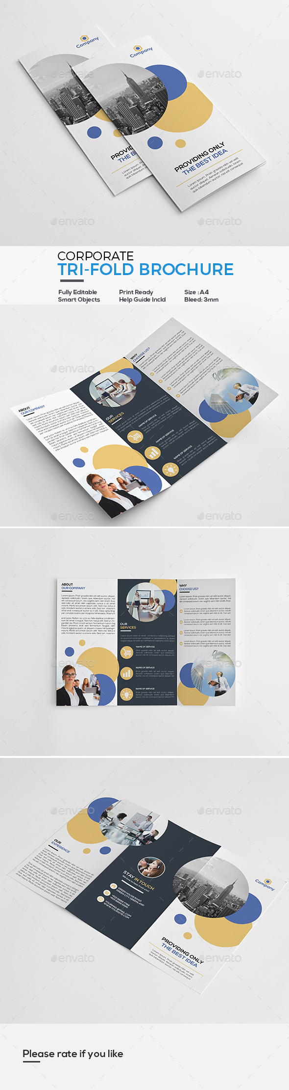 Corporate Tri-Fold Brochure - Corporate Brochures