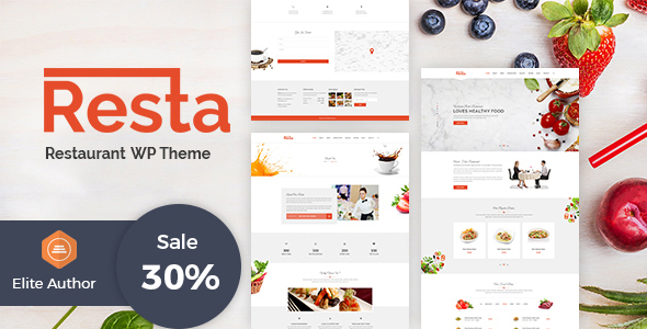 Resta - Restaurant WordPress Theme - Restaurants & Cafes Entertainment