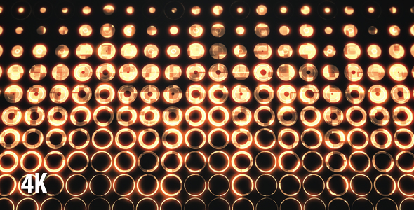 Tech Circles Orange Background alt