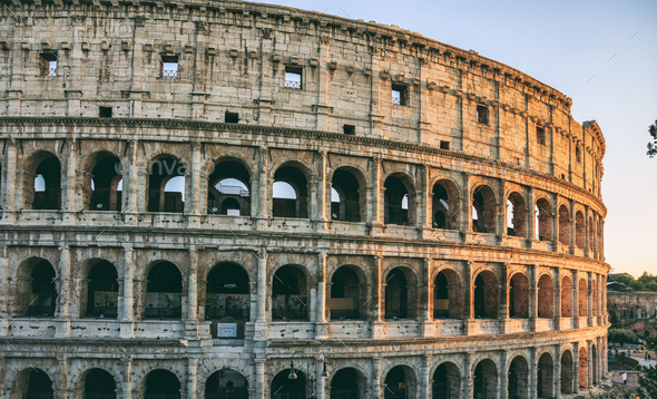 Colosseum in Rome, Italy - Stock Photo - Images