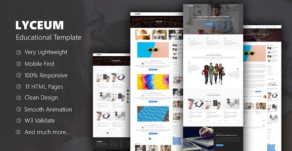 LYCEUM - HTML Educational Template - Business Corporate