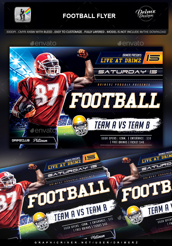 Football Flyer - Sports Events