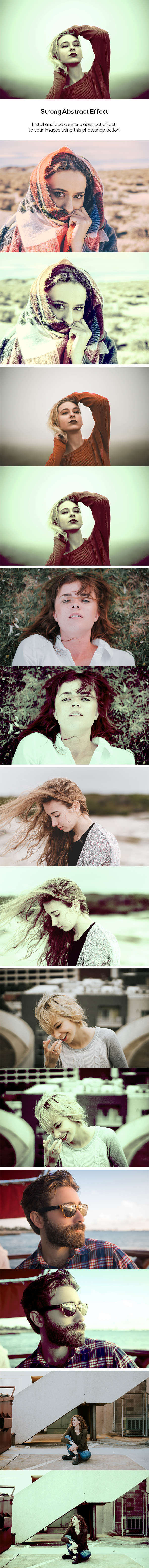 Strong Abstract Effect - Photo Effects Actions