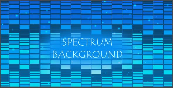 Blue Spectrum Wall Background