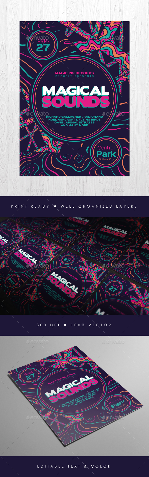 Magical Sounds Flyer - Concerts Events