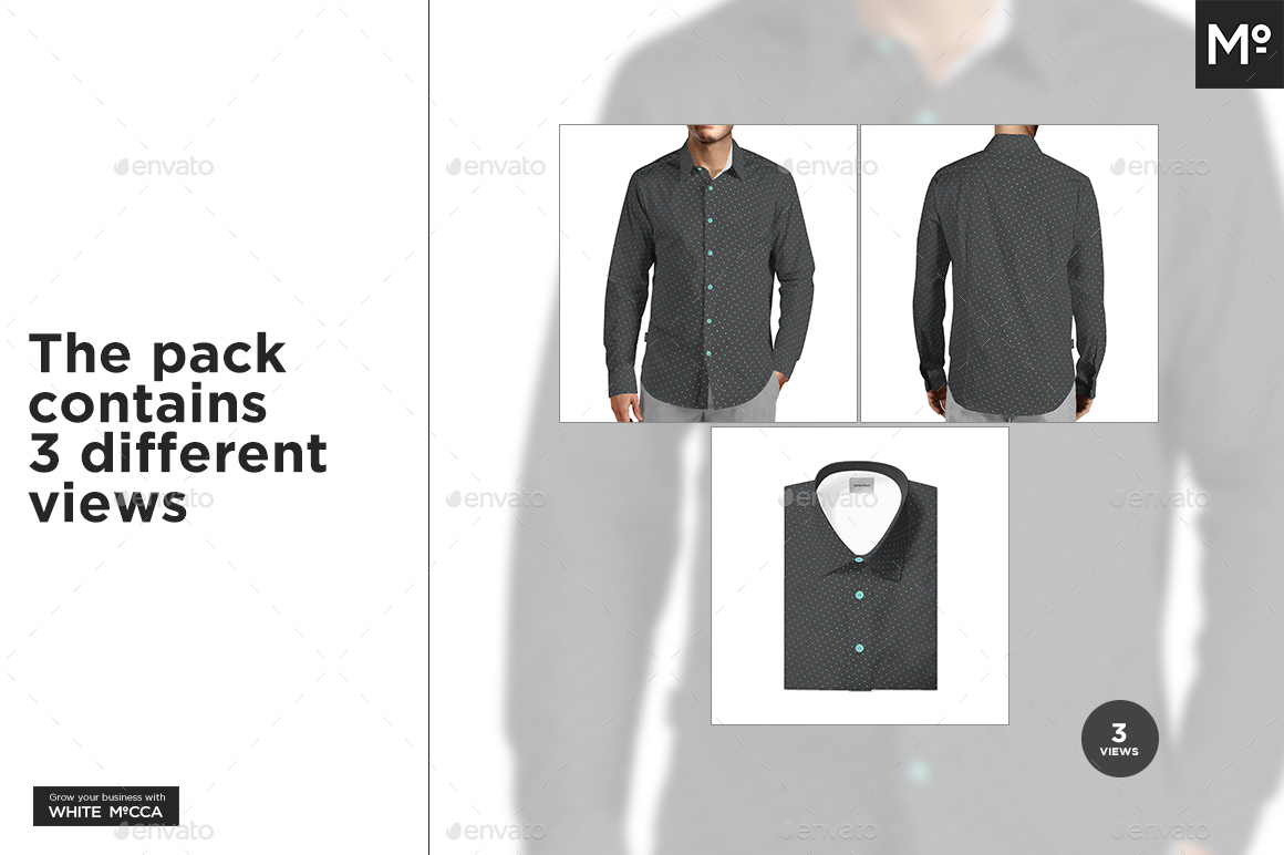 Download Casual Dress Shirt Mock-up by Mocca2Go | GraphicRiver