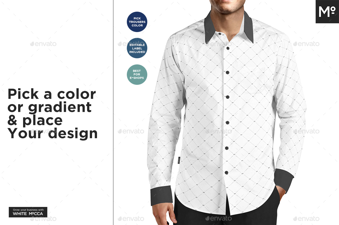 Download Casual Dress Shirt Mock-up by Mocca2Go | GraphicRiver