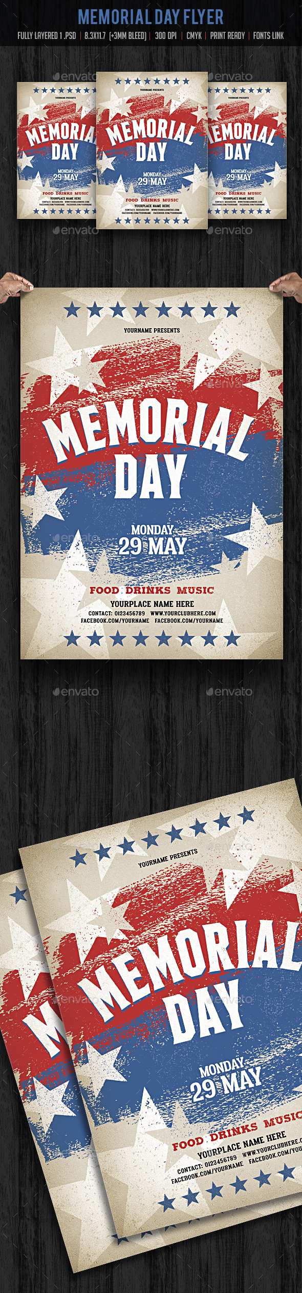 Memorial Day Flyer - Events Flyers