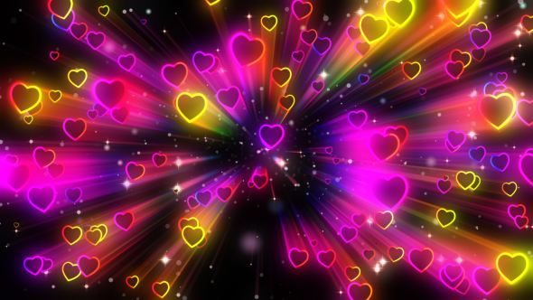 Heart Neon Rays alt