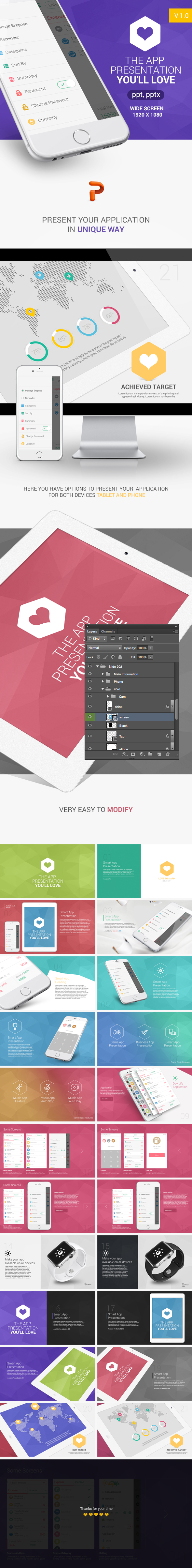 My App Presentation - PowerPoint Templates Presentation Templates