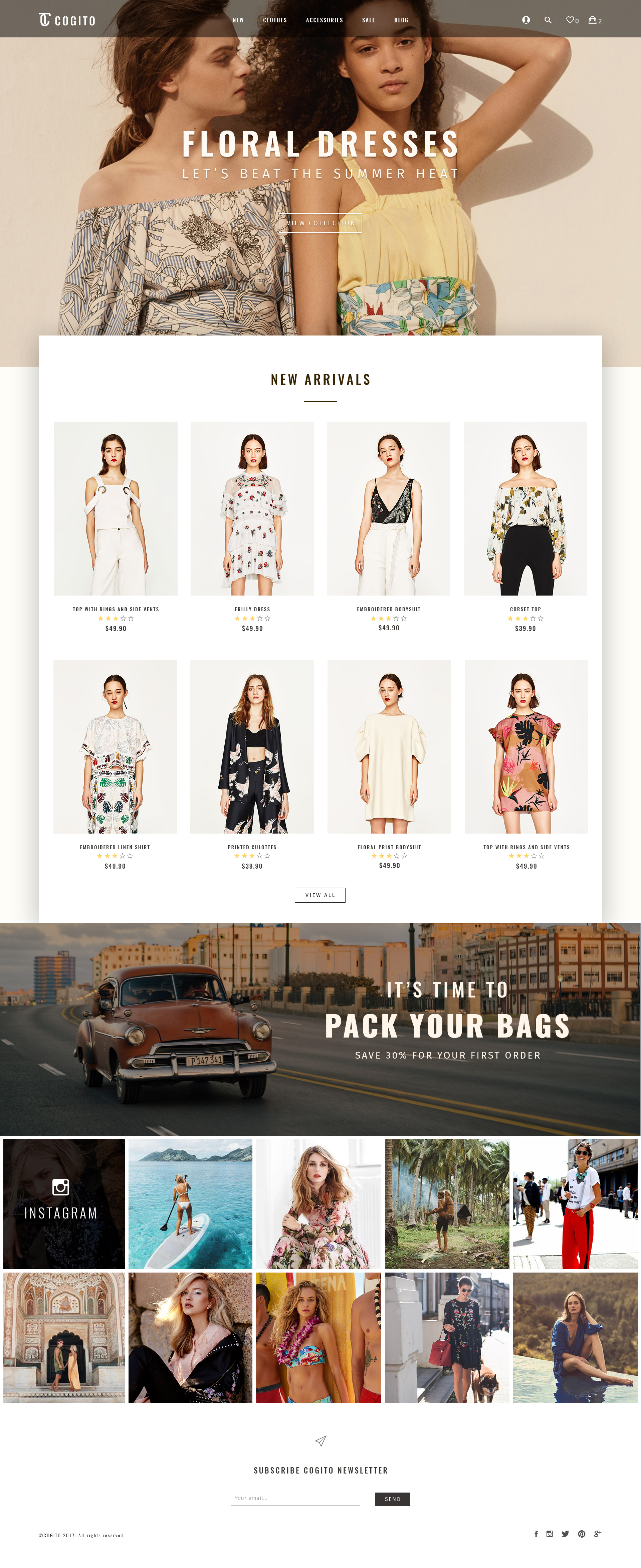 Cogito - PSD Ecommerce Template