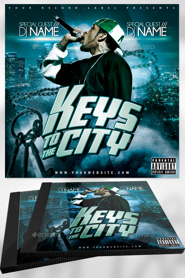 Mixtape Cover Art - Photoshop CD Template - CD & DVD Artwork Print Templates