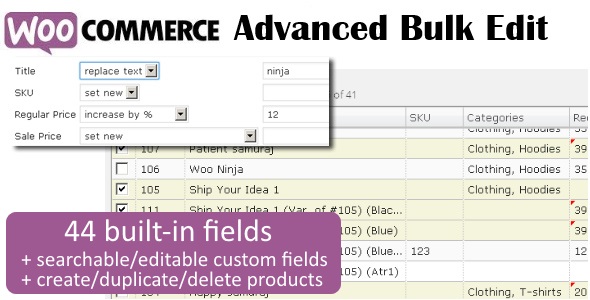WooCommerce Advanced Bulk Edit - CodeCanyon Item for Sale