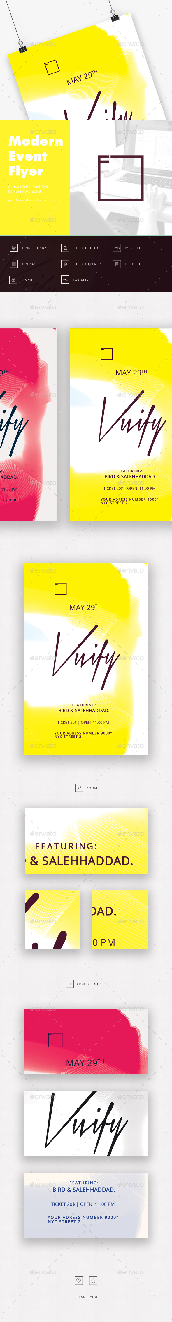 Vivify Modern Event Flyer - Events Flyers