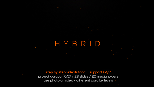 Hybrid Typo Opener - VideoHive 19879373