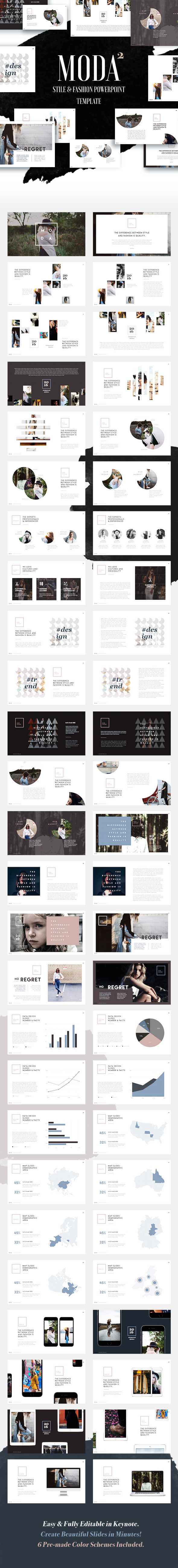 Fashion and Style Powerpoint Template (Moda 2) - PowerPoint Templates Presentation Templates