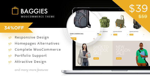 Baggies - WooCommerce Marketplace Themes - WooCommerce eCommerce