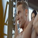 Muscular Man Workout With Barbell At Gym And Standing Girl By Him Muscular Man Workout With Barbell At Gym And Standing Girl By Him - VideoHive Item for Sale