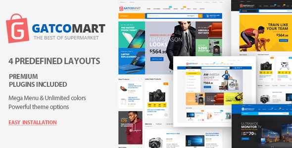 Gatcomart - Multipurpose WooCommerce WordPress Theme - WooCommerce eCommerce